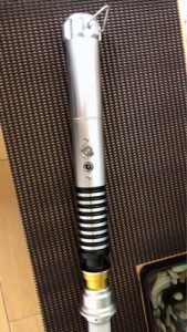 Metal Hilt Heavy Dueling Obi-wan Kenob Lightsaber from Star The Wars with Electronics photo review