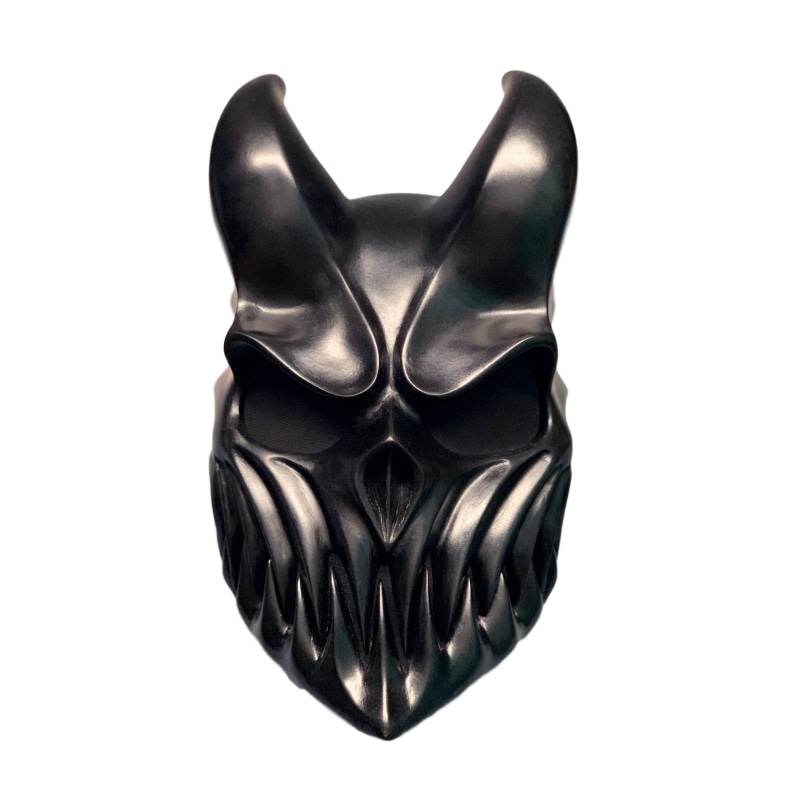Slaughter To Prevail Mask Kid of Darkness Demolisher Mask Demon Mask for Music Festival and Halloween Party Prop.